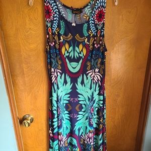 🦩3/$30 Reborn Multicolor Floral Maxi Dress - size small